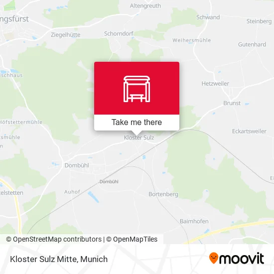 Карта Kloster Sulz Mitte