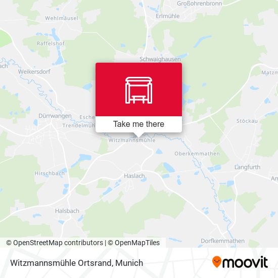 Witzmannsmühle Ortsrand map