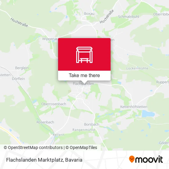 Карта Flachslanden Marktplatz