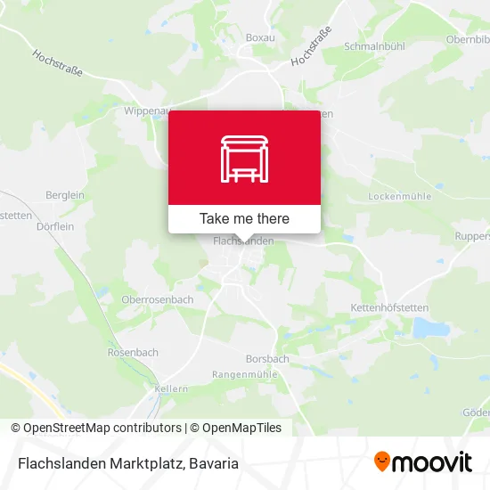 Карта Flachslanden Marktplatz