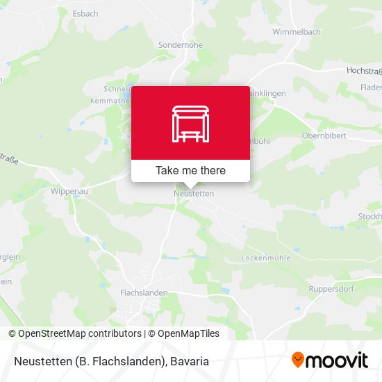Neustetten (B. Flachslanden) map