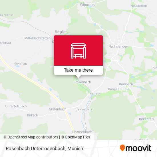 Rosenbach Unterrosenbach map
