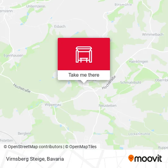 Карта Virnsberg Steige
