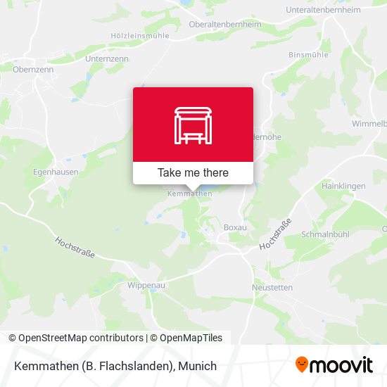 Kemmathen (B. Flachslanden) map