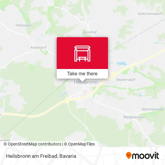 Карта Heilsbronn am Freibad