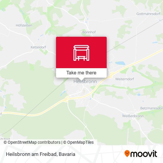 Карта Heilsbronn am Freibad