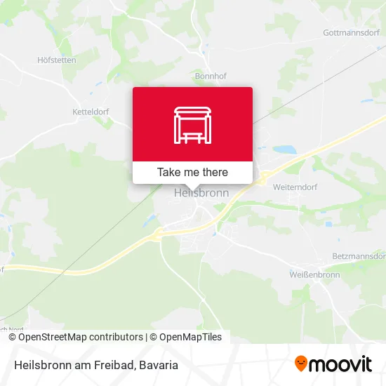 Карта Heilsbronn am Freibad