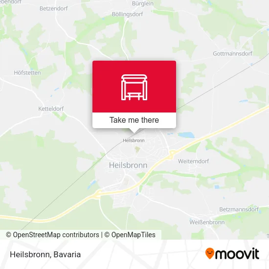 Карта Heilsbronn