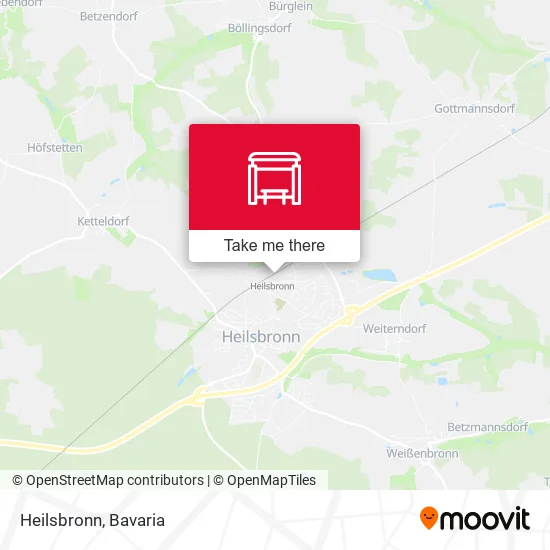 Карта Heilsbronn