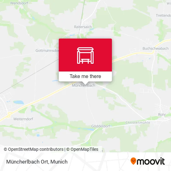 Карта Müncherlbach Ort