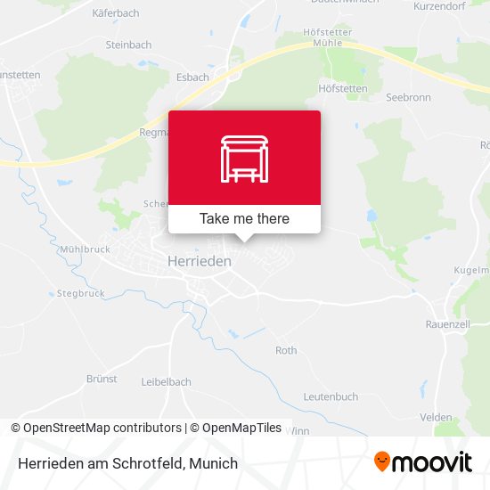 Herrieden am Schrotfeld map