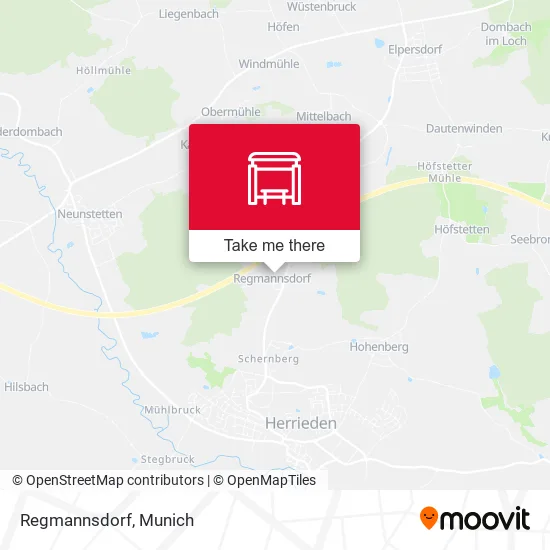 Карта Regmannsdorf