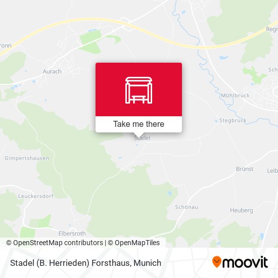 Stadel (B. Herrieden) Forsthaus map
