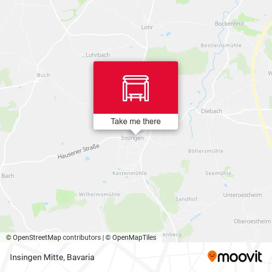 Карта Insingen Mitte