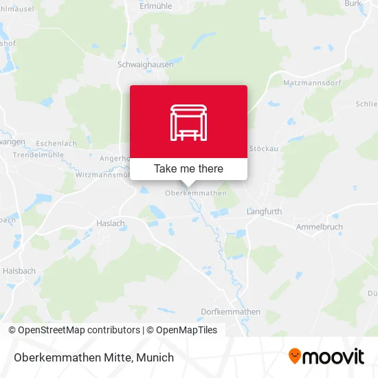 Карта Oberkemmathen Mitte