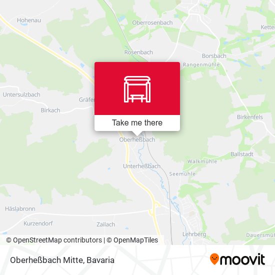 Oberheßbach Mitte map