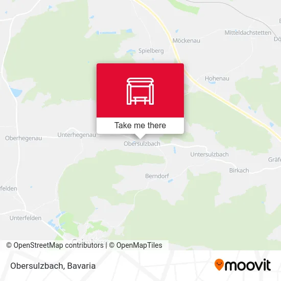 Карта Obersulzbach