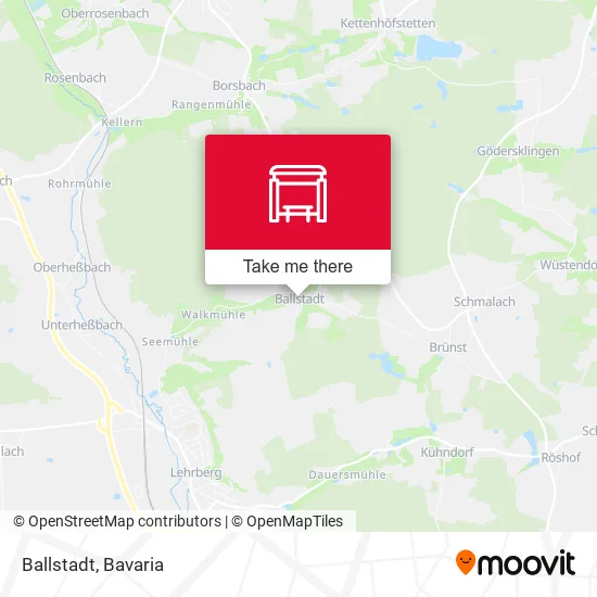 Карта Ballstadt