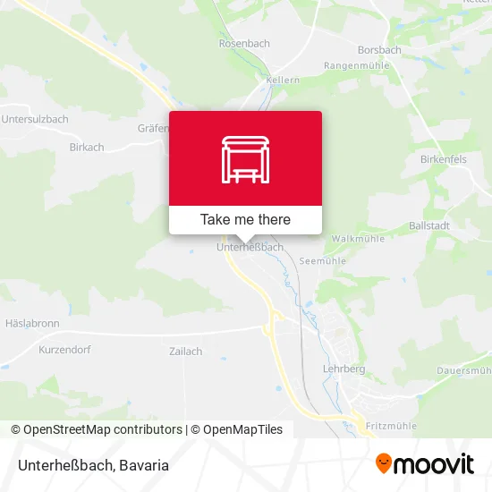 Карта Unterheßbach
