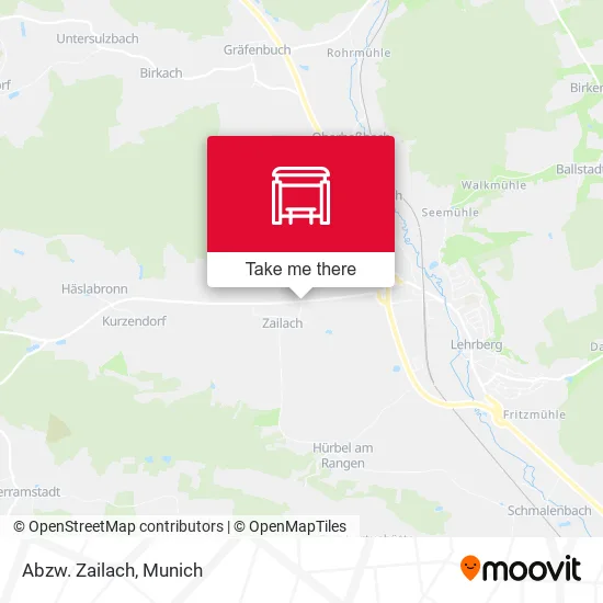 Карта Abzw. Zailach