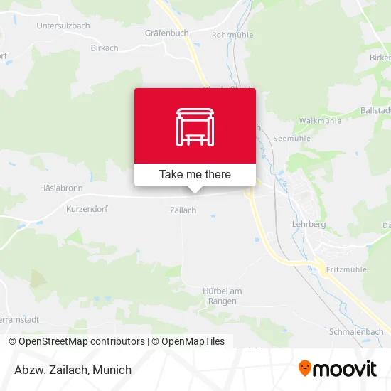 Карта Abzw. Zailach