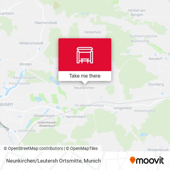 Neunkirchen/Leutersh Ortsmitte map