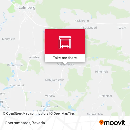 Карта Oberramstadt