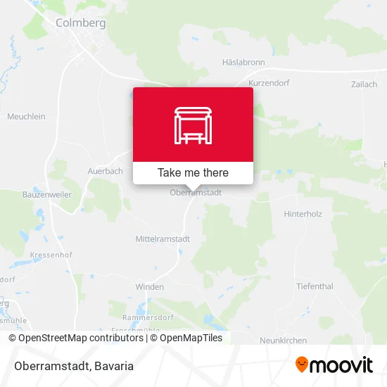Карта Oberramstadt
