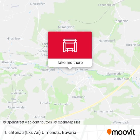 Lichtenau (Lkr. An) Ulmenstr. map