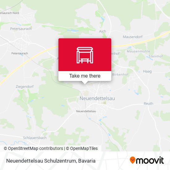 Neuendettelsau Schulzentrum map