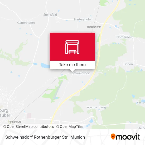 Карта Schweinsdorf Rothenburger Str.