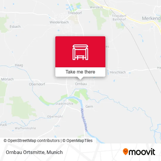Карта Ornbau Ortsmitte