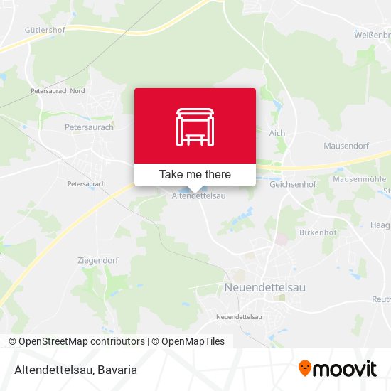 Карта Altendettelsau