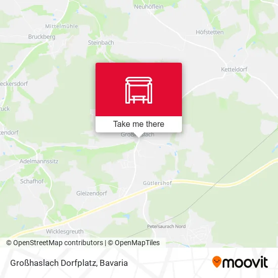 Карта Großhaslach Dorfplatz