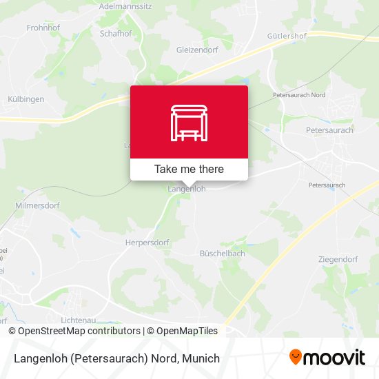 Langenloh (Petersaurach) Nord map