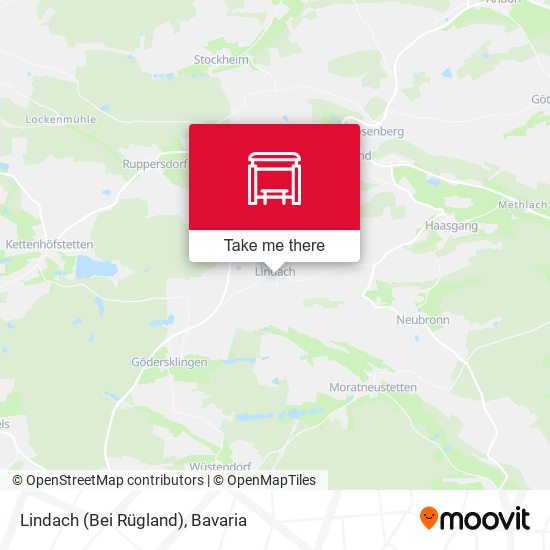 Lindach (Bei Rügland) map