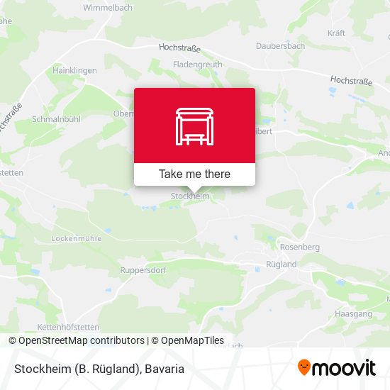 Stockheim (B. Rügland) map