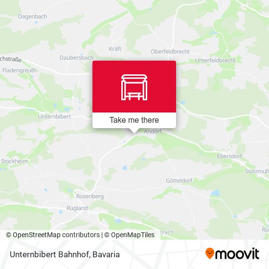 Карта Unternbibert Bahnhof