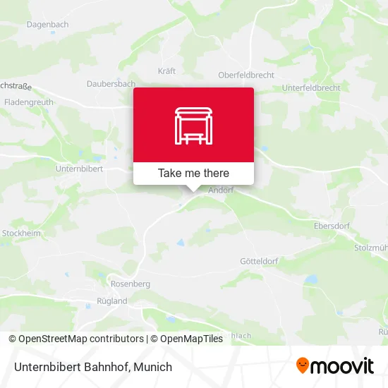 Карта Unternbibert Bahnhof