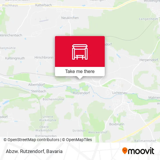 Карта Abzw. Rutzendorf