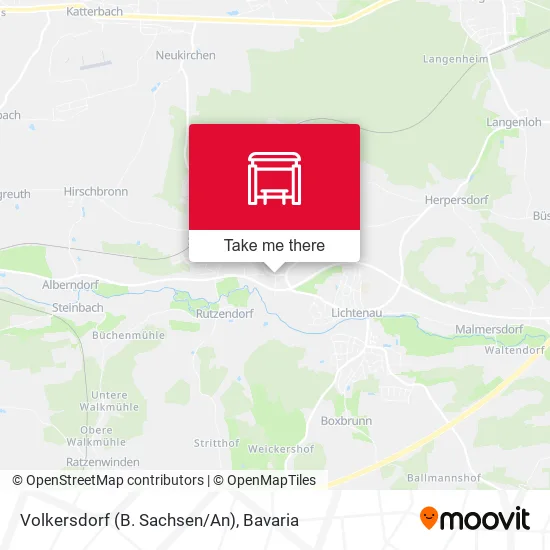 Карта Volkersdorf (B. Sachsen/An)