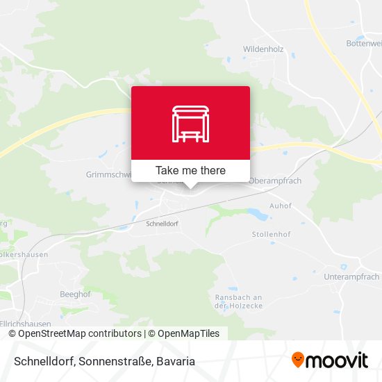 Schnelldorf, Sonnenstraße map