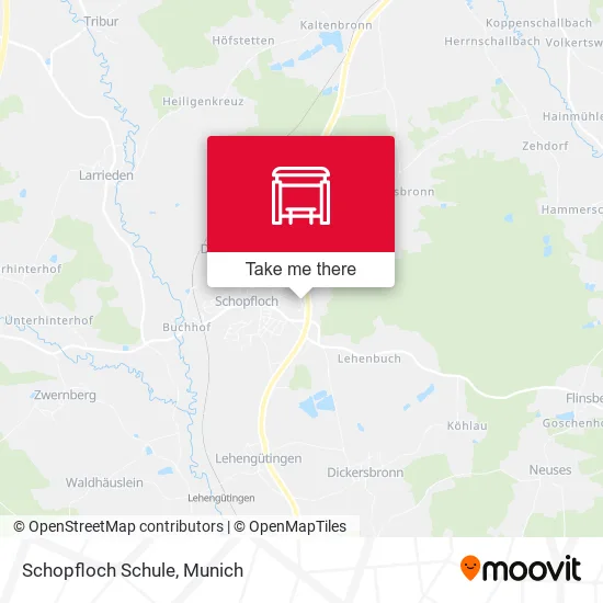 Карта Schopfloch Schule