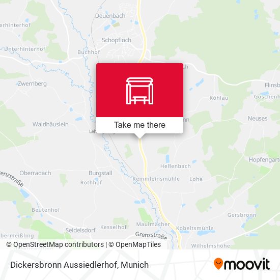 Dickersbronn Aussiedlerhof map