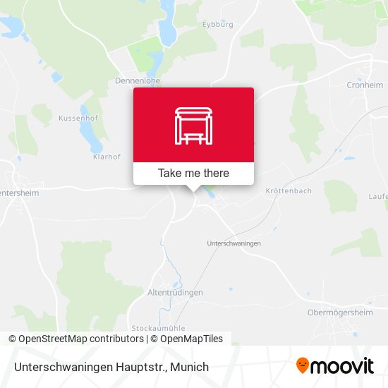 Unterschwaningen Hauptstr. map