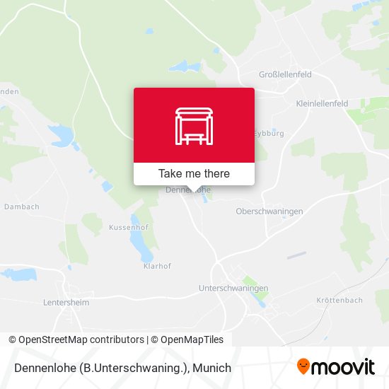 Dennenlohe (B.Unterschwaning.) map