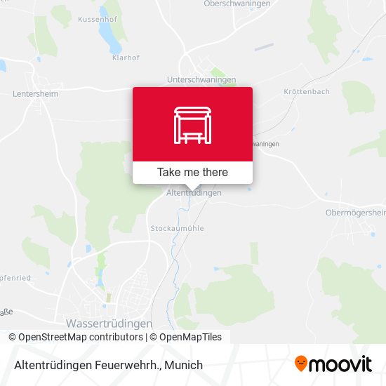 Altentrüdingen Feuerwehrh. map