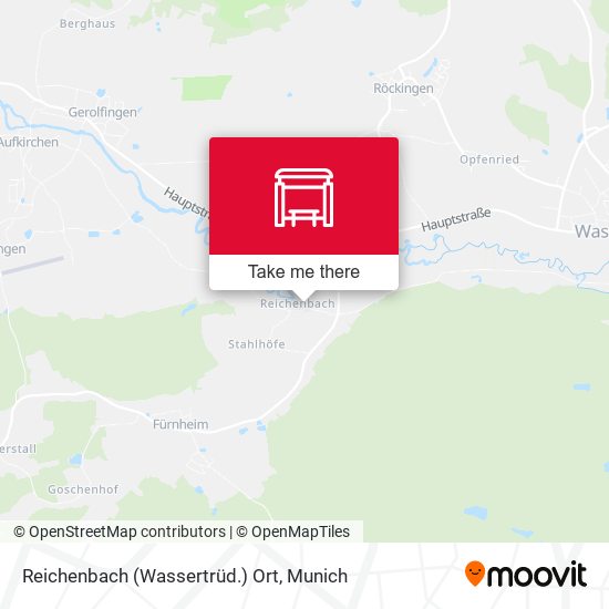 Reichenbach (Wassertrüd.) Ort map