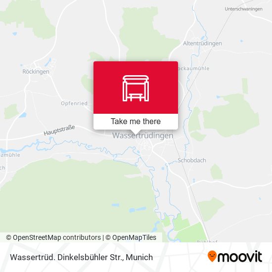 Карта Wassertrüd. Dinkelsbühler Str.