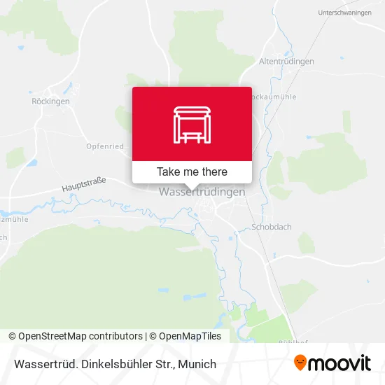 Карта Wassertrüd. Dinkelsbühler Str.